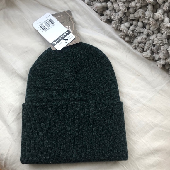 NEW STOCK ⭐️CARHARTT  GREEN SPECK watch hat NEW - Picture 4 of 6